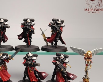 Commission Peinture Warhammer – Adepta Sororitas Repentia (pro-painted)