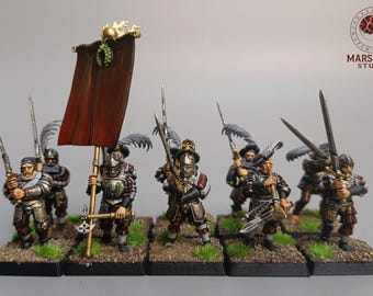 Bits De Warhammer – 10 Guerreros Jade De Gran Cathay Con Espadas, Sin Montar Ni Pintar