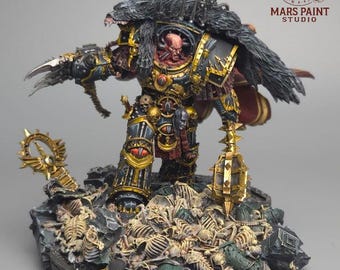 Figurine Warhammer – Horus Heresy Space Wolves – Praetor Cataphractii – Peinte