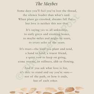 Poema de amor, poema de relación: descarga digital A5 / poema imprimible. Regalo para novios, lectura de boda, impresión digital, aniversario.