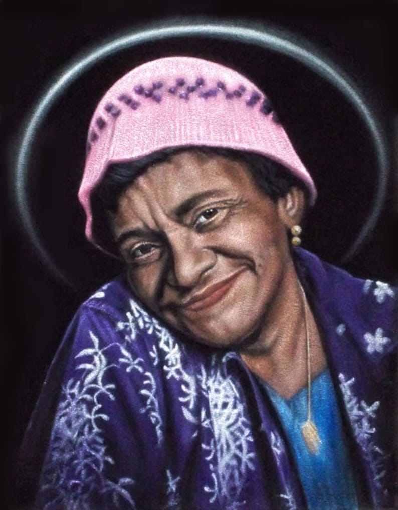 moms mabley black velvet painting portrait