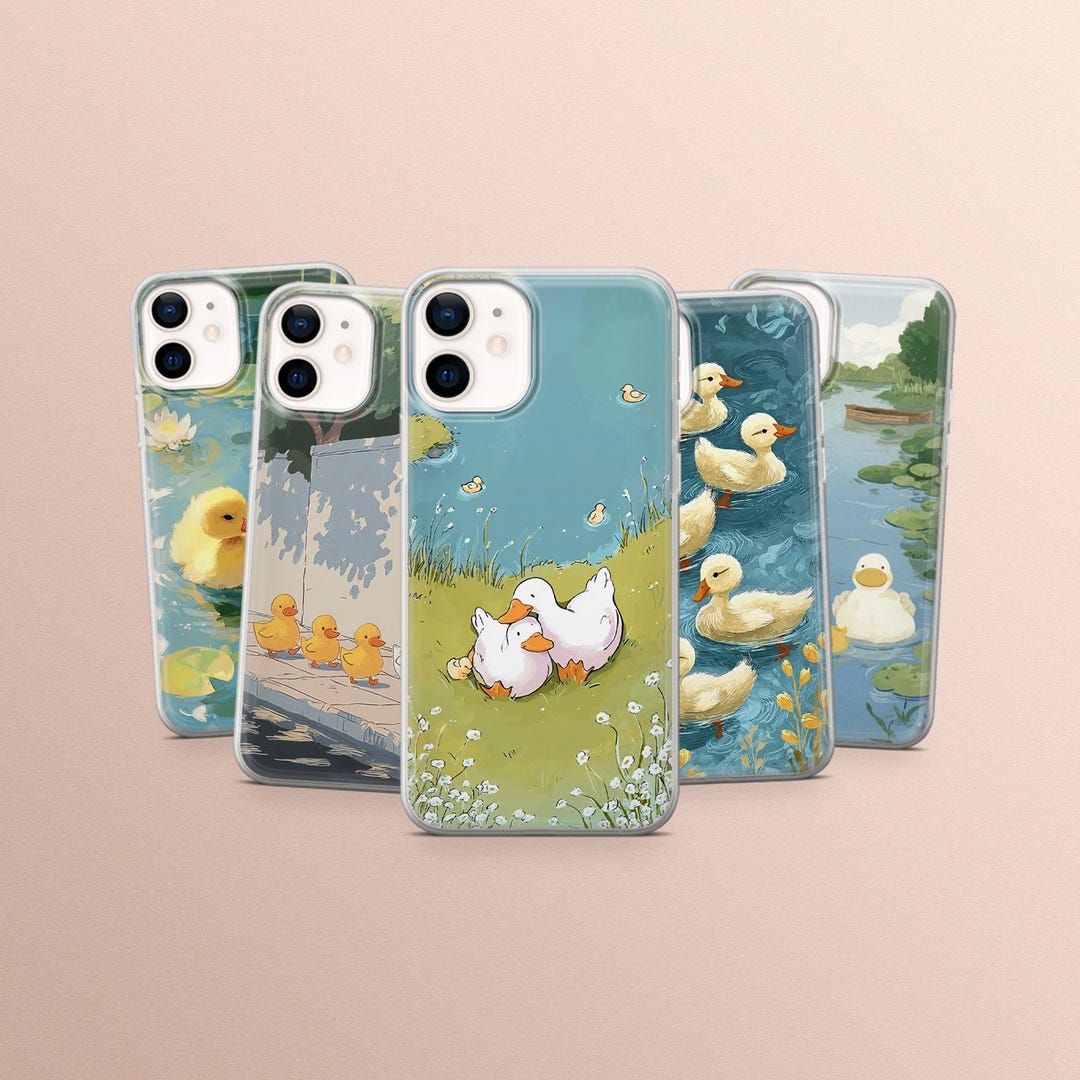Goose Phone Case Cute Little Duck Cover for iPhone 17 Air 16 15 14 13 ...