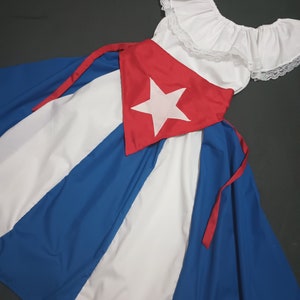 Caribbean classic  folklore dress, Made to your size.