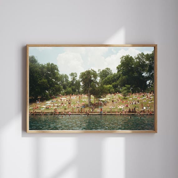 Austin Texas Print: Barton Springs 35mm Film Photography (Digital Download)