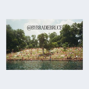 Impresión de Austin, Texas: Fotografía en película de 35 mm de Barton Springs (Descarga digital) imagen 2