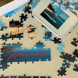 Mauritius Beach Puzzle in a Tin: 110 Piece Travel Jigsaw