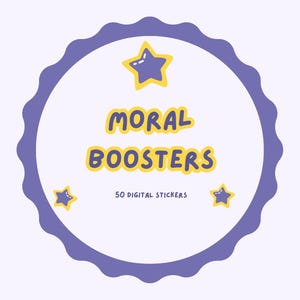 50 pegatinas digitales - Refuerzo moral