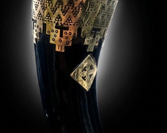 Decorated Drinking Horn Inspired by the Find from Burial 2/2006, Šestovica, 10th Century