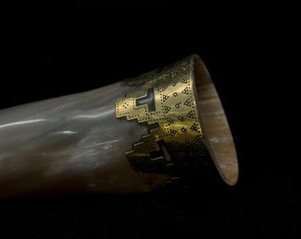 Decorated Horn Inspired by the Gnězdovo Find (Ц-41/Сизов-1885), 10th Century
