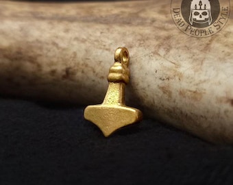 Authentic Bronze Mjölnir Pendant - IX-X Century Scandinavian Reconstruction