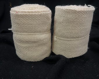 Hand-Woven Leg Wrappings - Historical Reconstruction