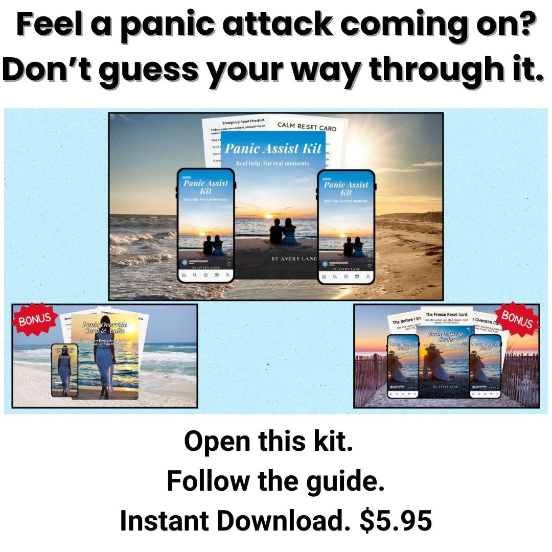 Panic Attack Relief Toolkit | Instant Download | Anxiety Help PDF ...