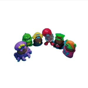 McDonald&#39;s Halloween-speelgoed jaren 90 Happy Meal Nugget Buddies 6 in set Halloween-speelgoed