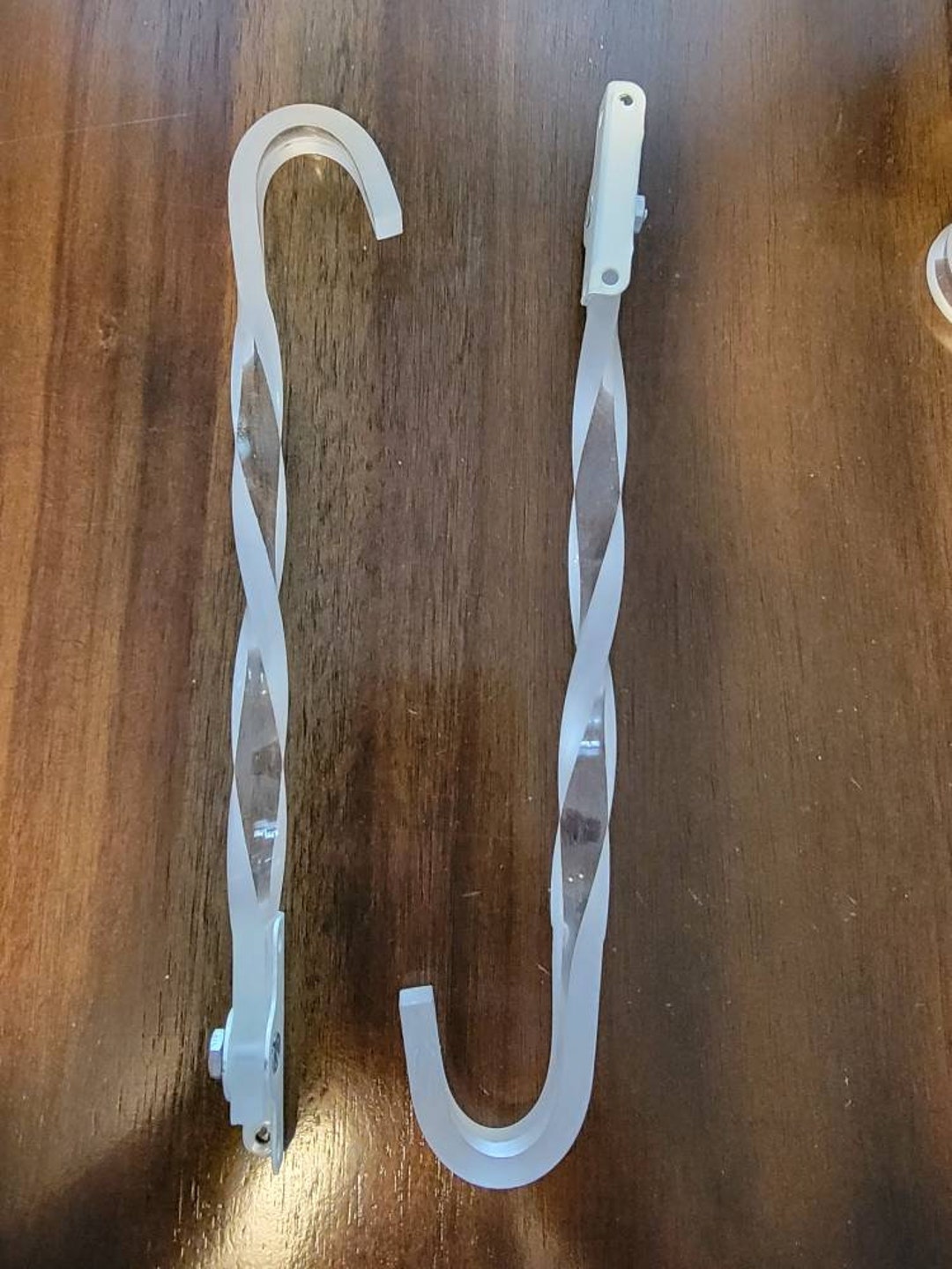 Vintage Kirsch Lucite Curtain Hold Backs. 4 Boxes, 2 in Each Box. Rare