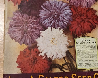 1948 Sow Salzer's Seeds Co. Catalog La Crosse, Wisconsin Beautiful Graphics Original Mailing Envelope