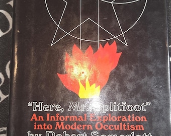 1971 Primera edición del libro "Aquí, Sr. Splitfoot", Ocultismo Moderno, Robert Somerlott, RARO