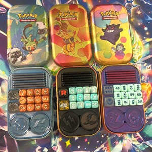 Mini Tin with TCG Organizer insert and accessories included