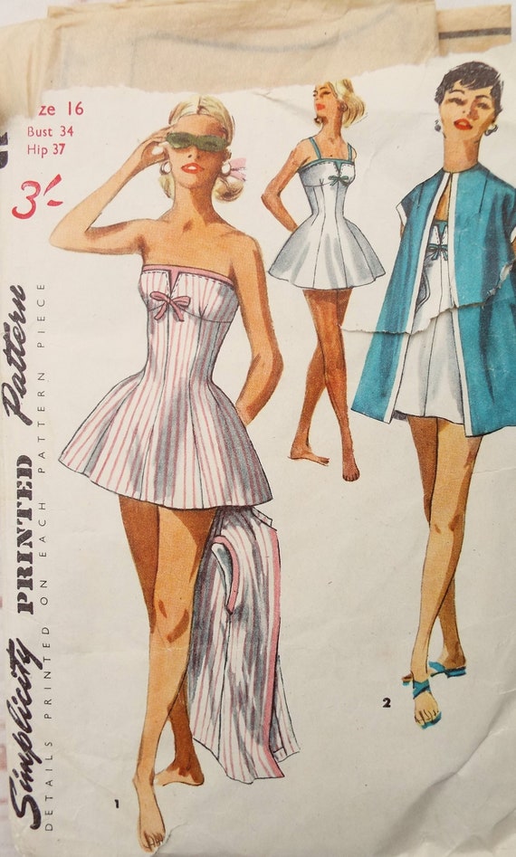 1950s bathing suit