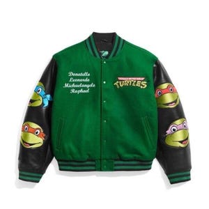 Teenage Mutant Ninja Turtles Varsity Jacke | Retro 90er Jahre Streetwear Style