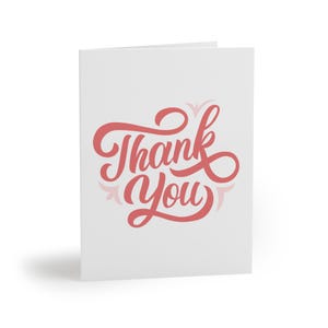 Jeu de cartes de voeux de remerciement | Cartes de remerciement pour amis, famille, occasions spéciales, anniversaires, mariages, célébrations, cartes de vœux