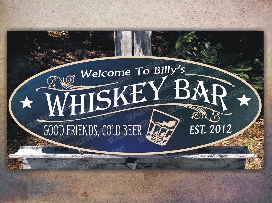 Rock Glass, Whsikey Bar Gifts for Men Bar Tavern Saloon Bar Man Cave