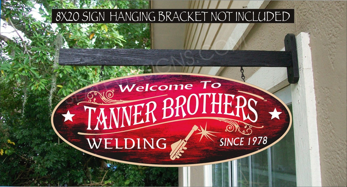 2019 Personalized Welder Sign Welding Gift Family Name Etsy