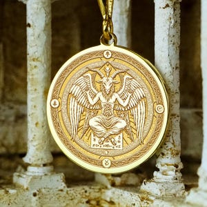 Baphomet Medallion: Alchemy, Balance & Hidden Wisdom Pendant