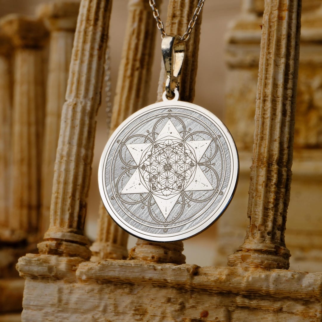 Metatrons Cube Pendant Sacred Geometry Necklace Gift for Him and Her - Etsy