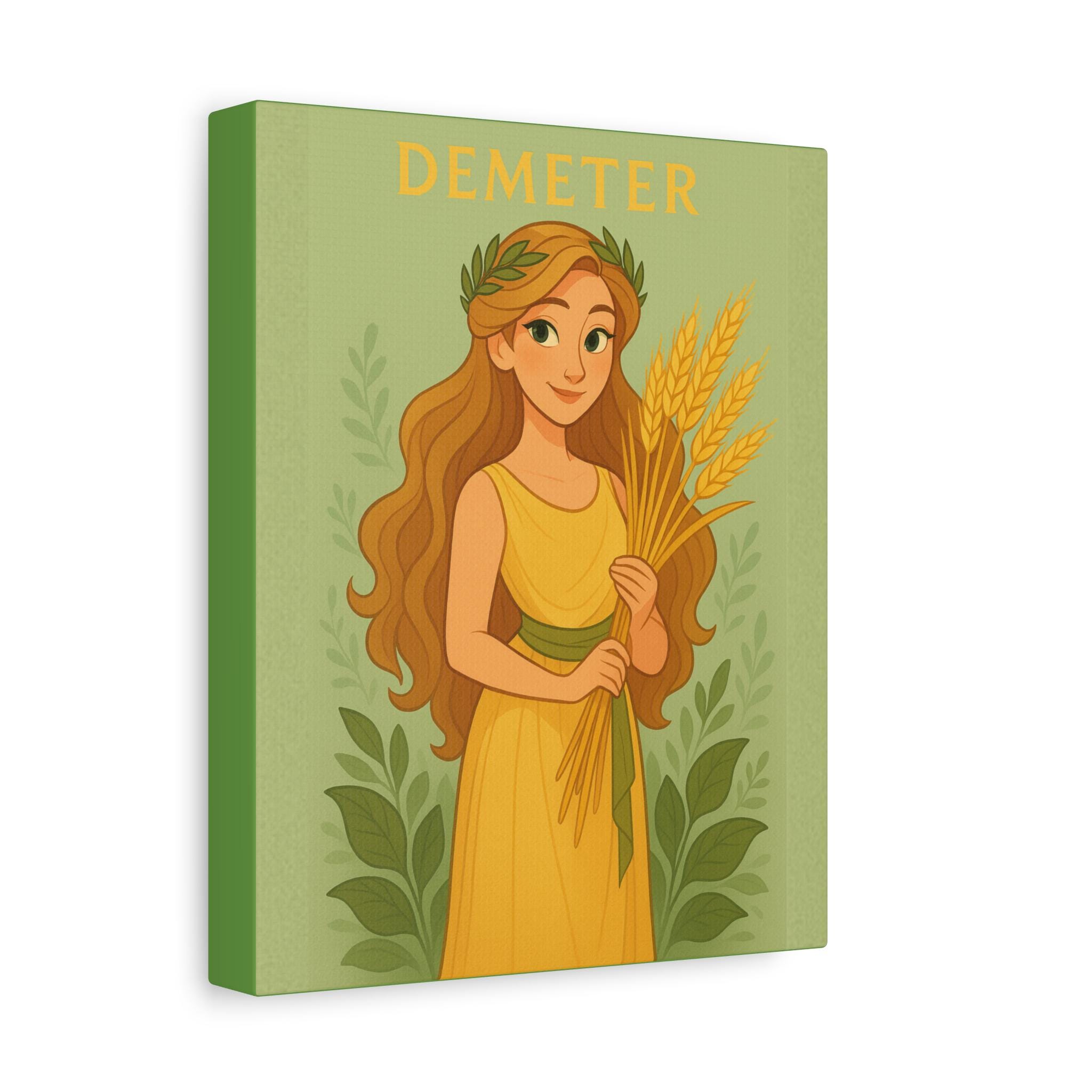 DIGITAL Animation style Demeter Art Print Greek Goddess Of Harvest digital-animation-style-demeter-art-print-greek-goddess-of-harvest