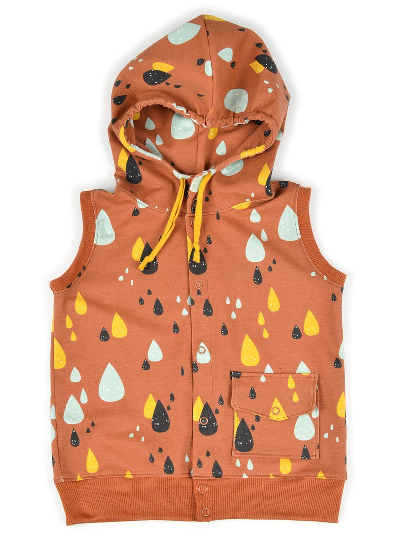 Hooded Vest Sewing Pattern // Pdf Download // Sizes Preemie to Etsy UK