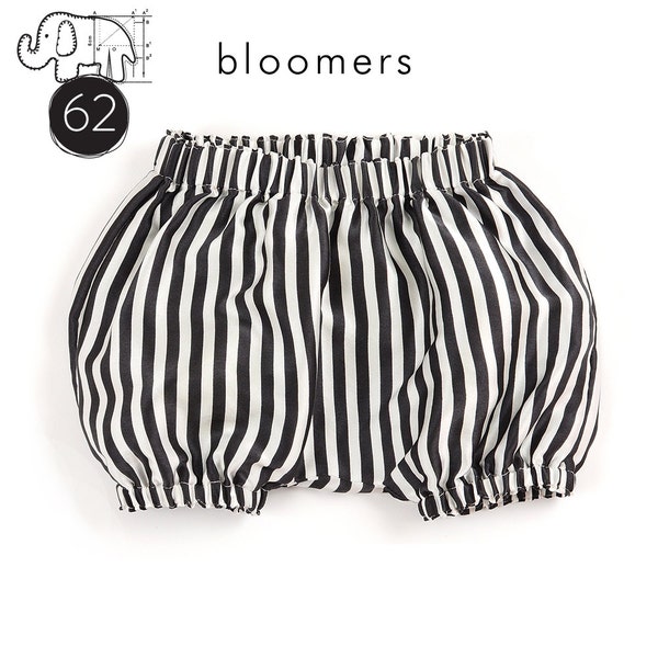 Bloomers sewing pattern // instant pdf download // photo tutorial // PM to 6T // #62