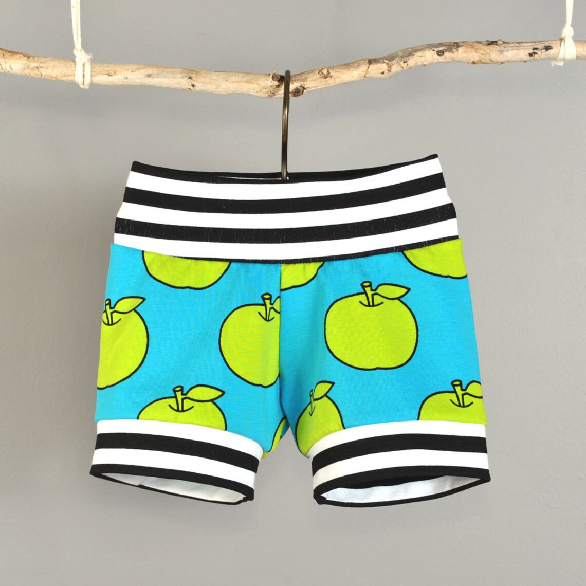 Baby and toddler shorts pdf sewing pattern // cuff hem // Etsy