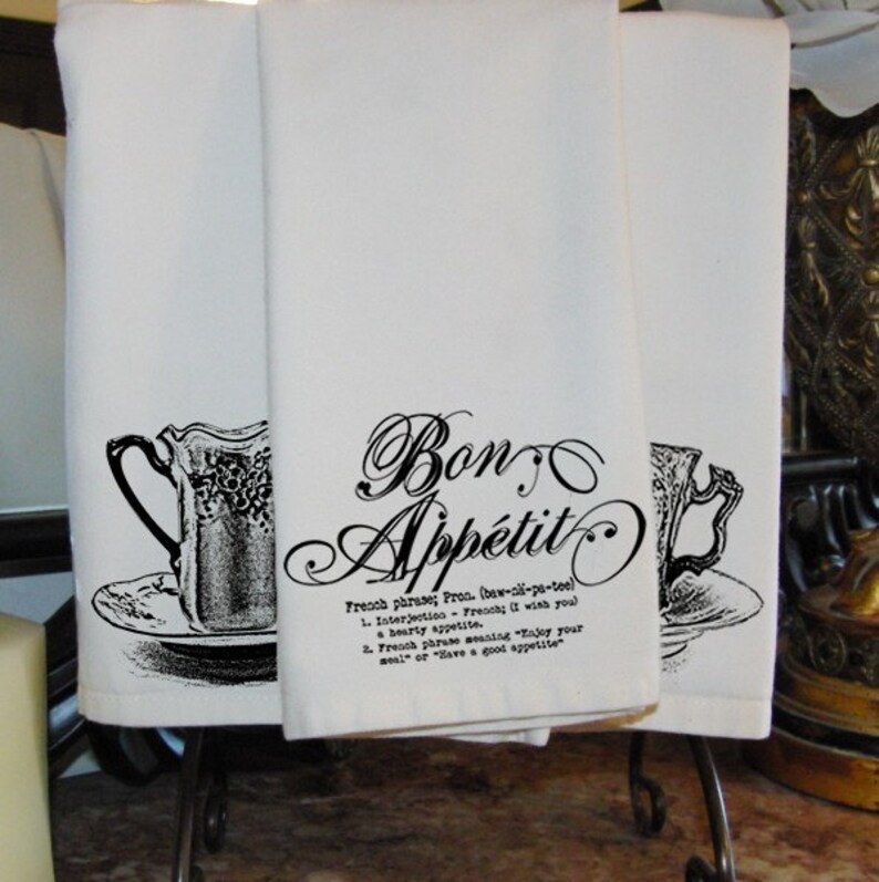 Bon Appetit Definition Defined France French Text Digital | Etsy