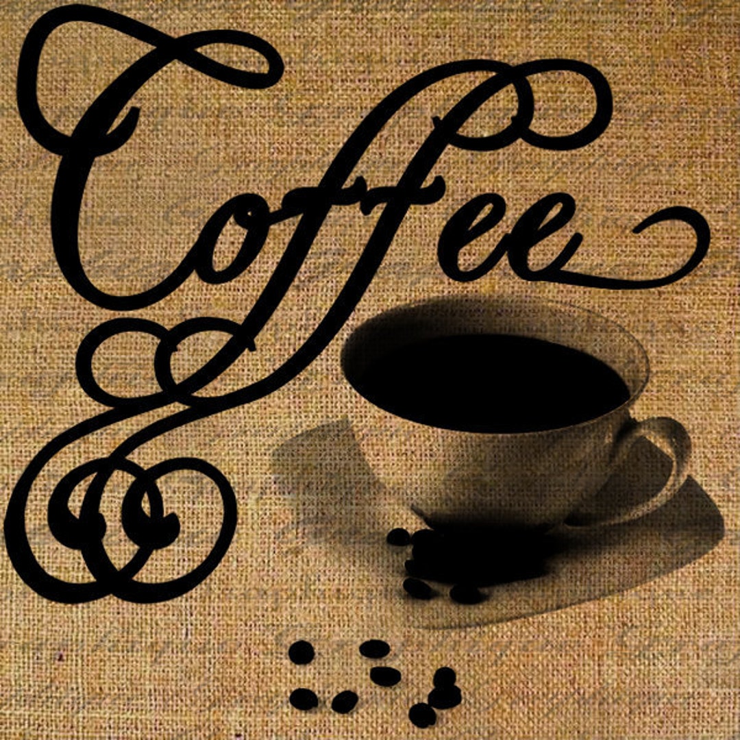 Schaar inhoudsopgave melodie Koffiekopje Word drankje Java Cafe Expresso Brew Digital Image - Etsy België