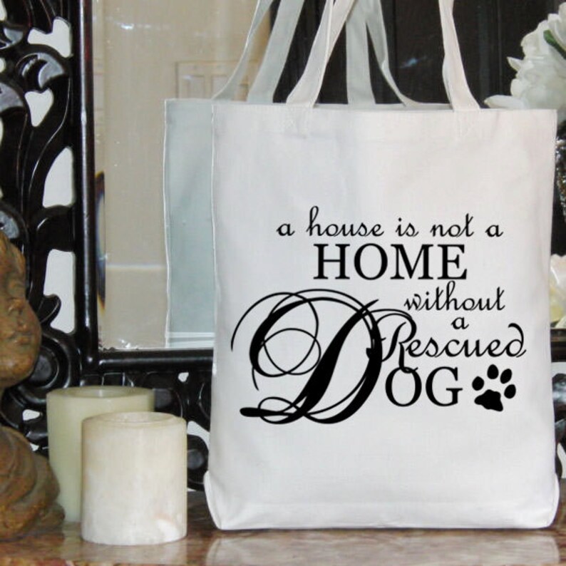 HOME Wo RESCUED DOG Puppy Text Word Calligraphy Digital Image - Etsy