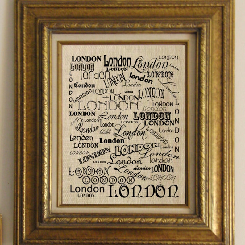 London English England City Words Text Word Art Script Writing Digital Image Download Transfer For Pillows Totes Tea Towels Burlap No 2546