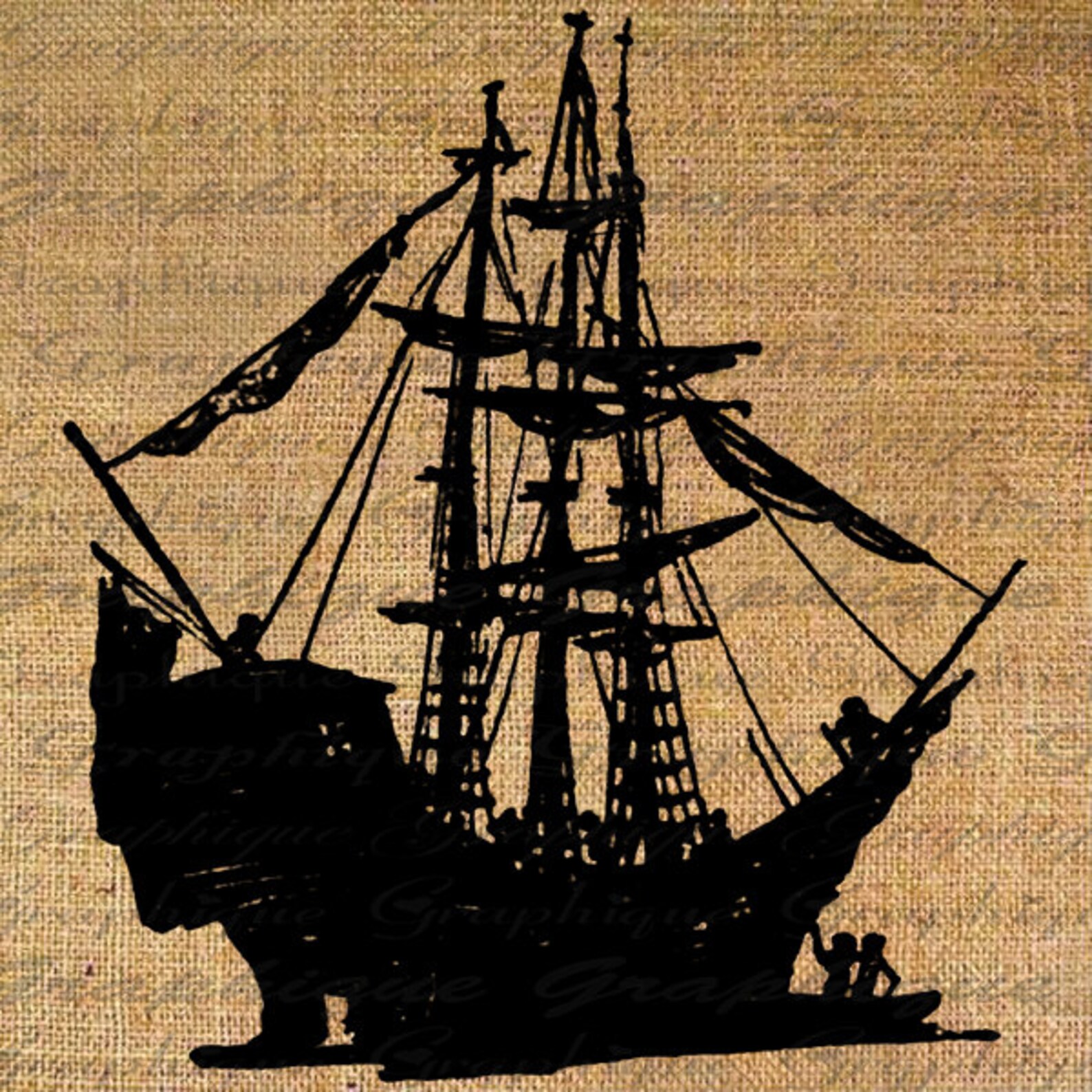 PIRATES SHIP Pirate Theme Sea Ships Boats Digital INSTANT Etsy