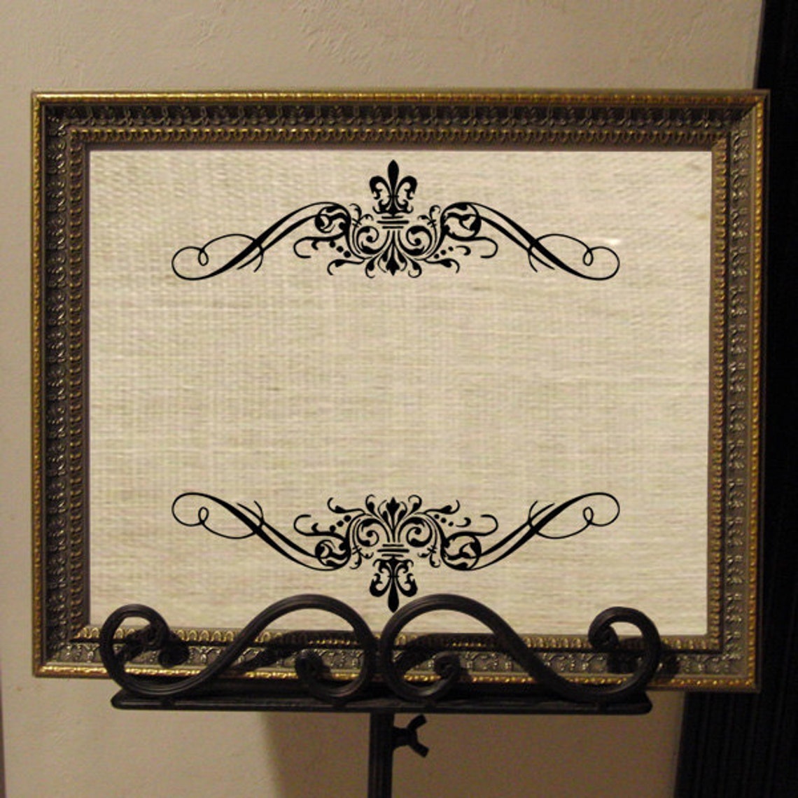 Ornate FRAME Digital Collage Sheet Download Burlap Fabric Etsy