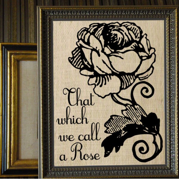 That Which We Call a ROSE Shakespeare Digital Collage Sheet Etsy