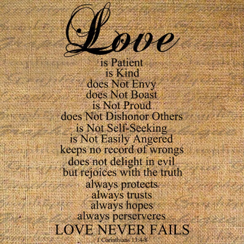 Corinthians Love / 1 Corinthians 13 Love Poem | god is teaching us how