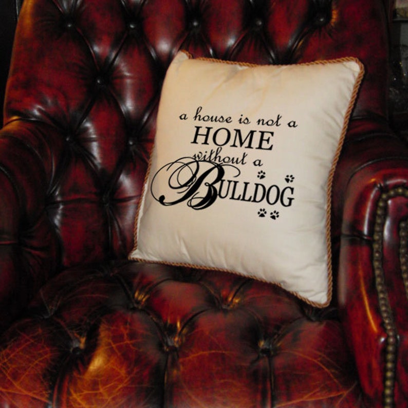 HOME Wo BULLDOG Text Word Calligraphy Digital Image Download Etsy