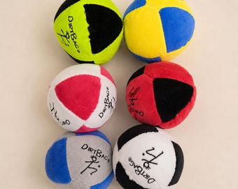 Hacky Sack Footbag Durable Synthetic Ball Set | Soft Juggling Kick Balls for Kids & Adults | Colorful Bean Bag Toy for Outdoor Team Activity