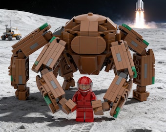 Project Hail Mary Rocky and Grace Building Blocks Set 288pcs Sci-Fi Alien Figure DIY Brick Model Space Toy Gift for Fans