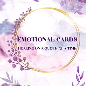 Carte emozionali - Carte di affermazione - Mazzo di citazioni motivazionali stampabili / Amore per se stessi e positività in formato PDF