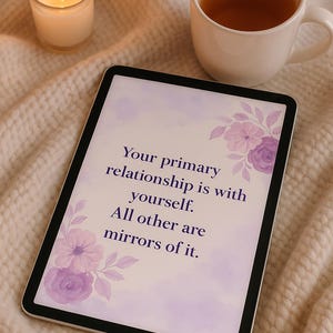 Citazioni di autoguarigione stampabili 27 - Mindfulness quotidiana - Amore per se stessi - mazzo di affermazioni digitali