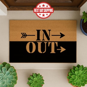 Welcome Home Coir Doormat: Heart Decor, New Home Gift