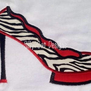Stiletto Applique Machine Embroidery Design