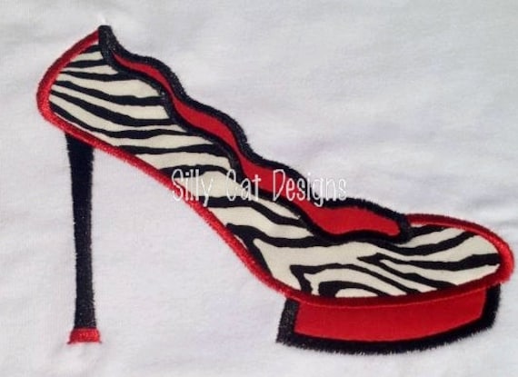 Stiletto Applique Machine Embroidery Design