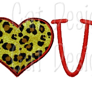 Love and Heart Applique Design (2 finishes)