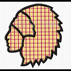 LITEN Enkel indisk applikationsbroderidesign i EN färg/tyg *Ficka T-shirtstorlek